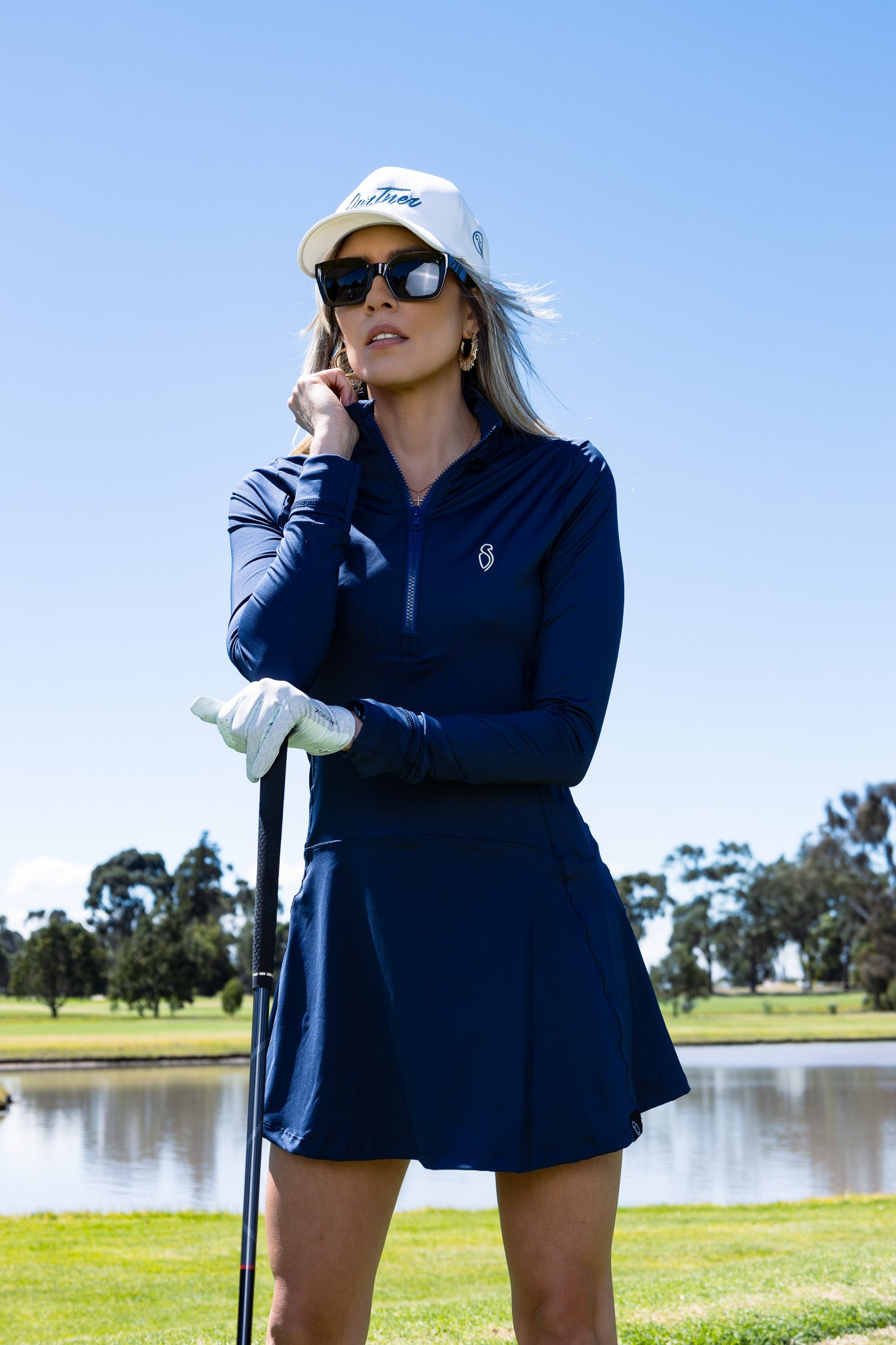 Long sleeve golf dress on sale